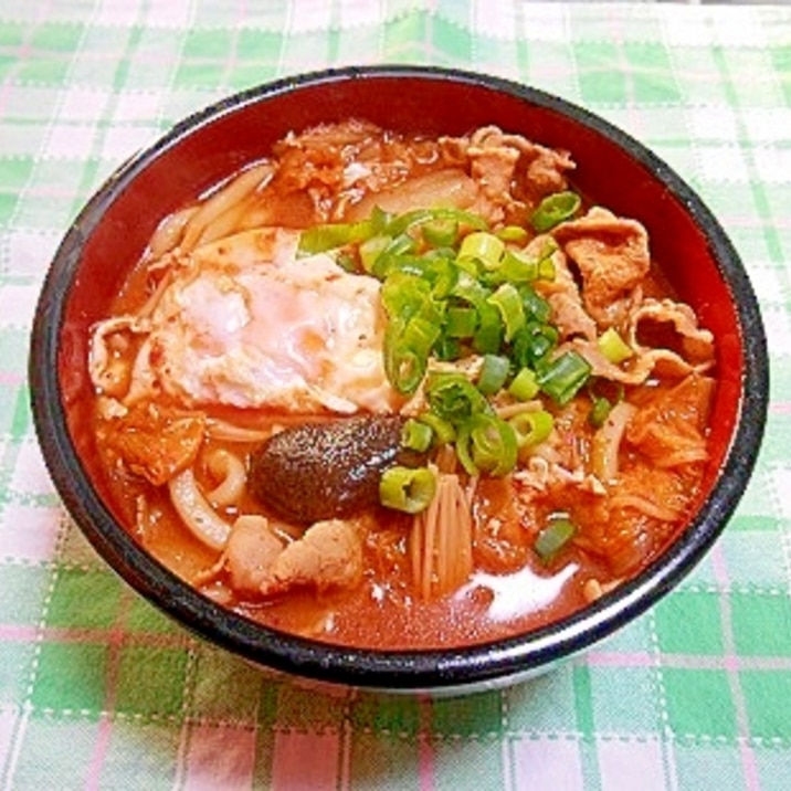 味噌キムチうどん レシピ 作り方 By Tiara M 楽天レシピ